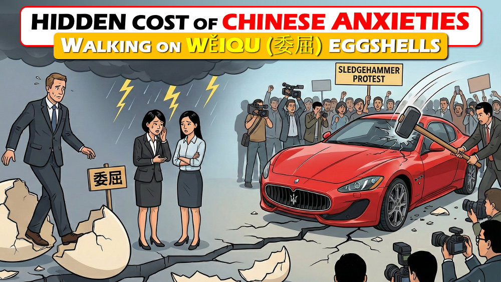 Walking on Wěiqu (委屈) Eggshells:  The Hidden Cost of Chinese Anxieties (焦虑 Jiāolǜ)